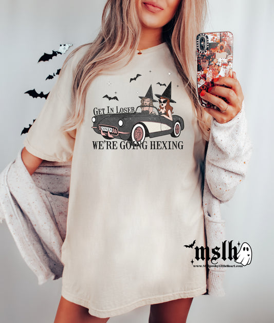 Get in loser, we're going Hexing Unisex T-Shirt