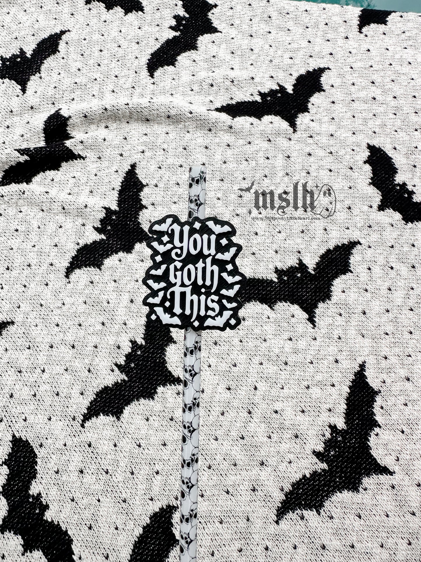 You Goth This 8mm Straw Topper for Tumblers -3D PRINTED