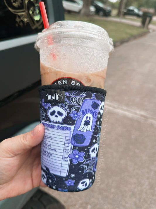 Bookish Library Card 22-24oz Cup Sleeve