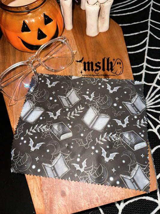 Black Bookish Lens Cleaning Cloth