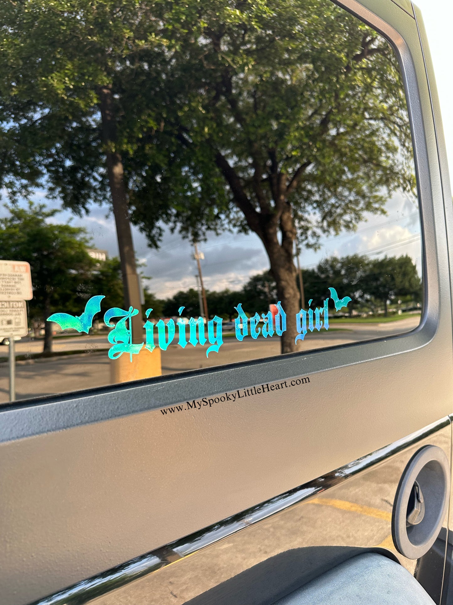 Living dead girl with bats Vinyl Decal