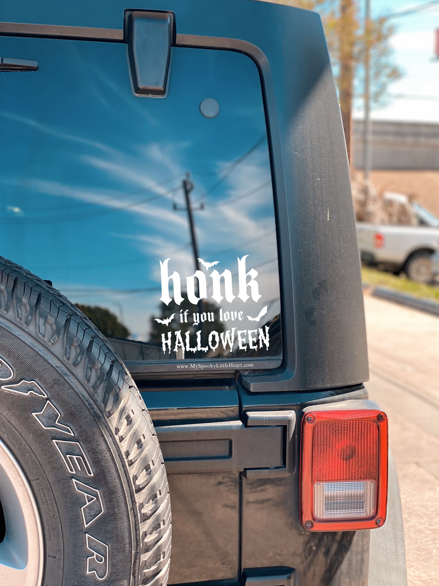 Honk if you love Halloween Vinyl Decal
