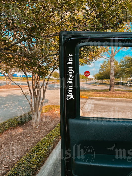4x4 Driver Door Decal Mockup