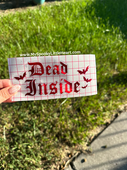 Dead inside with flying bats MSLH Exclusive Vinyl Decal