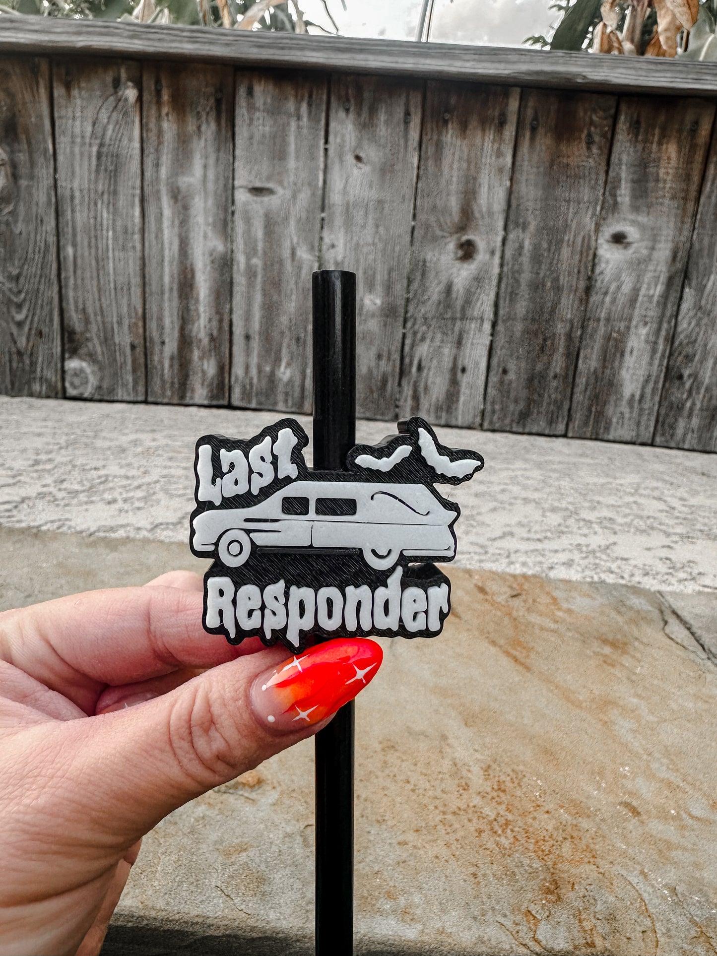 Last Responder MSLH Exclusive 8mm and 10mm Straw Topper for Tumblers -3D PRINTED