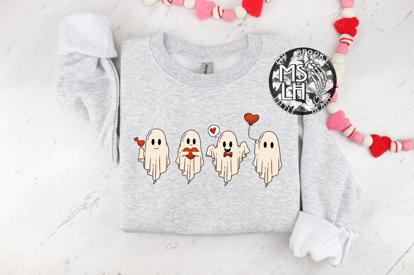 Valentine's Day Spooky Ghosts
