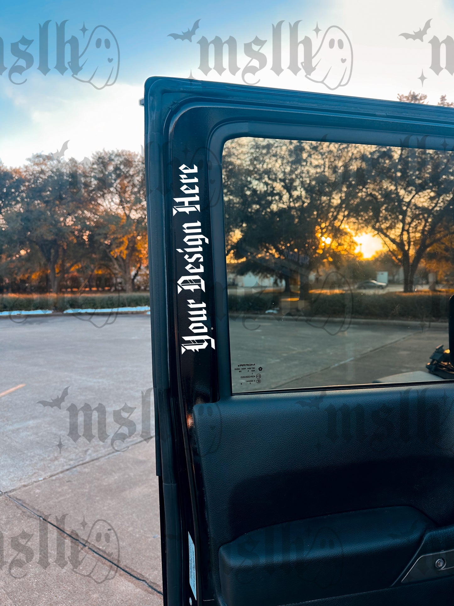 Door Decal Mockup