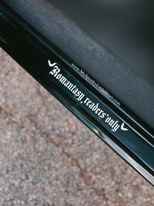 Romantasy readers only Vinyl Decal
