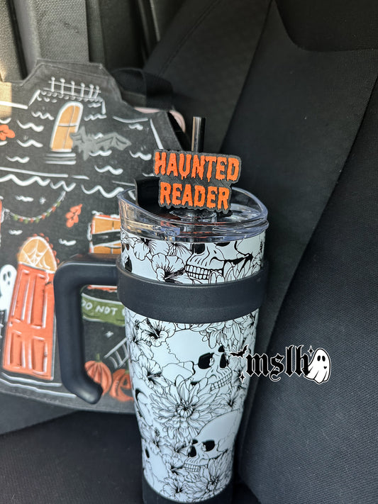 Haunted Reader MSLH Exclusive 8mm and 10mm Straw Topper for Tumblers -3D PRINTED