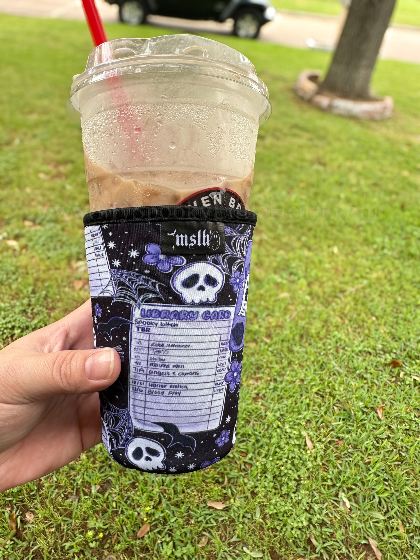 Bookish Library Card 22-24oz Cup Sleeve