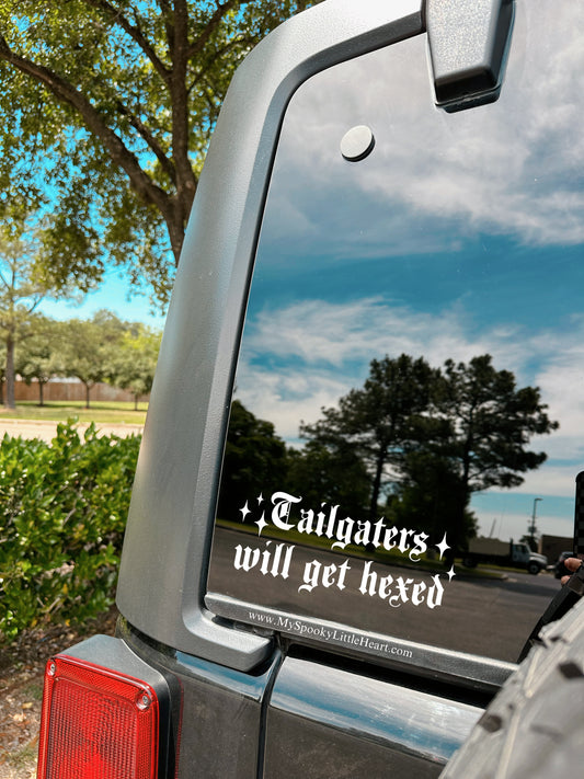 Tailgaters will get Hexed Vinyl Decal