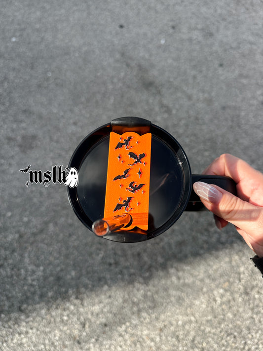Dragons and stars Bookish ORANGE Theme Stanley Lid Topper Plate for 40oz Tumblers 3D PRINTED & UV Printed