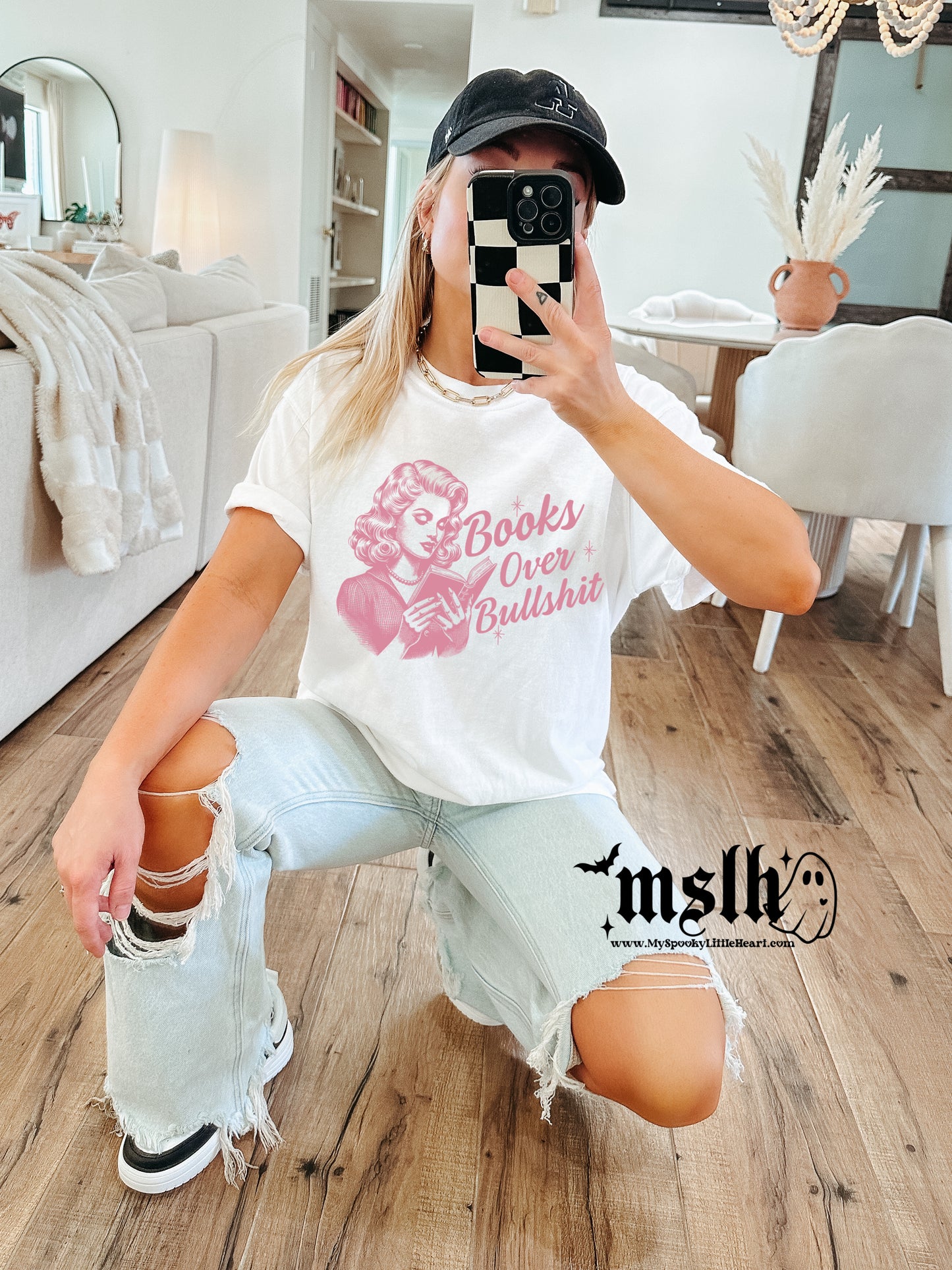 Books over Bullshit Adult Unisex T-Shirt