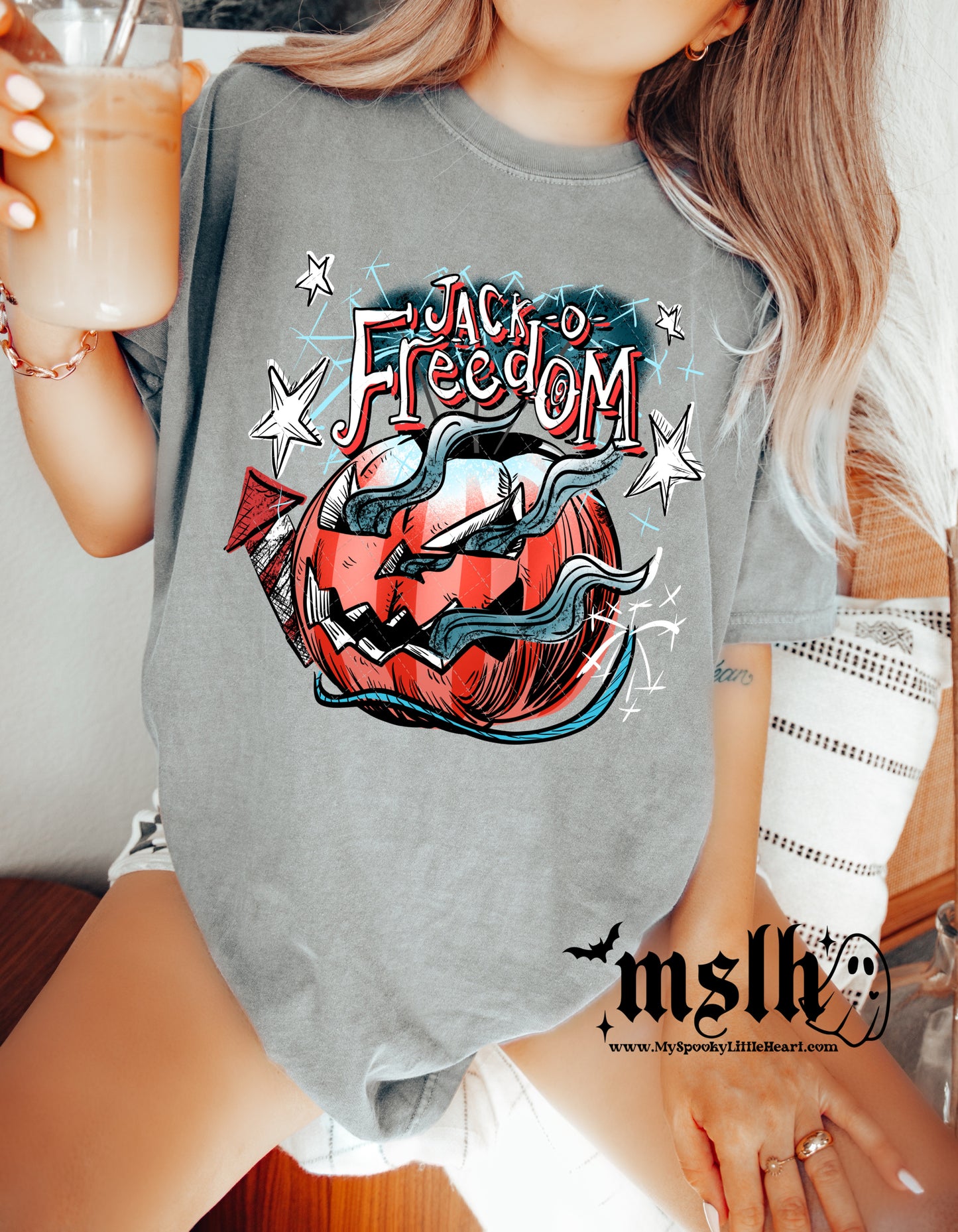 Jack-o-Freedom 4th of July T-Shirt