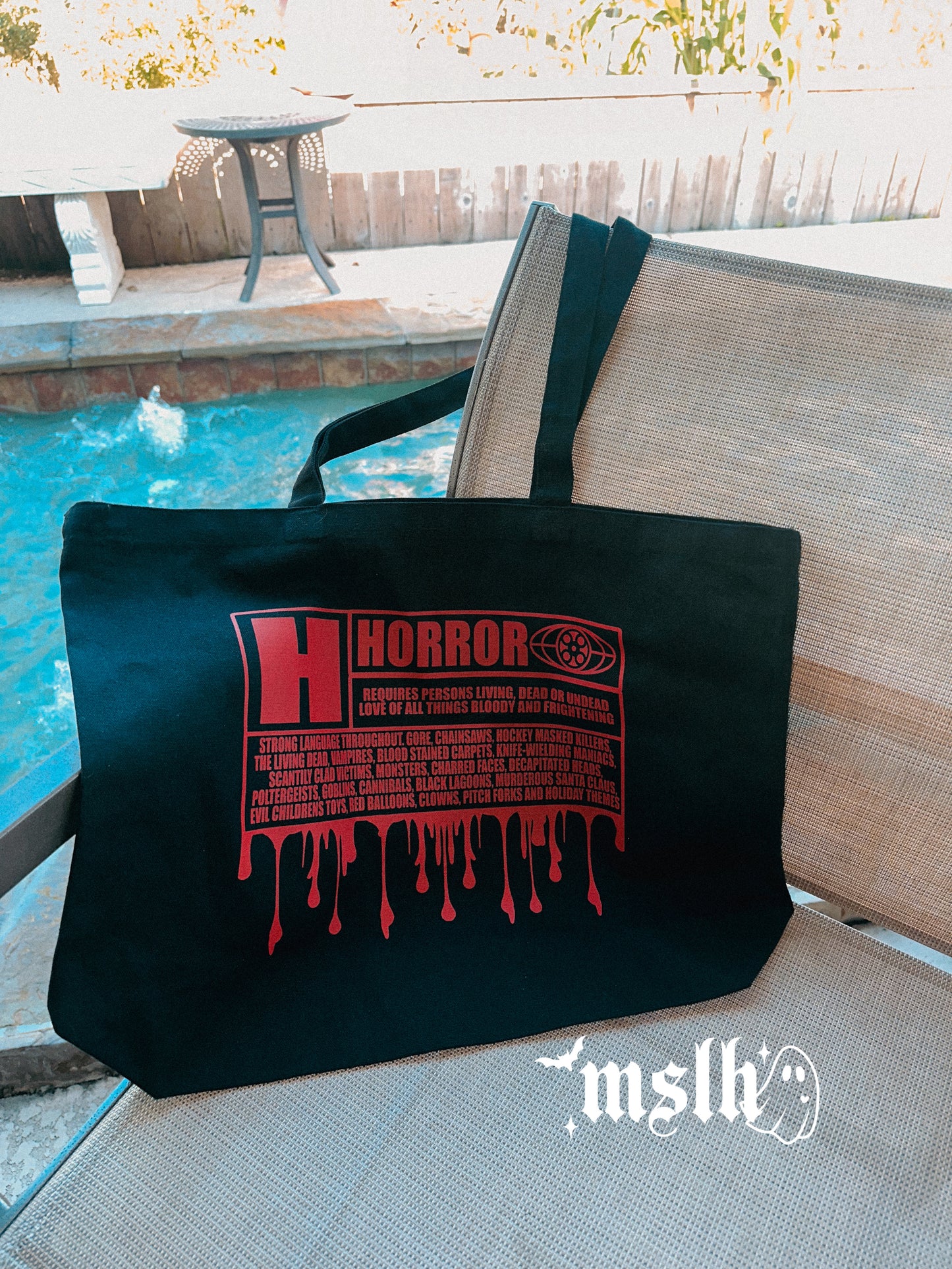 Horror Tote Bag