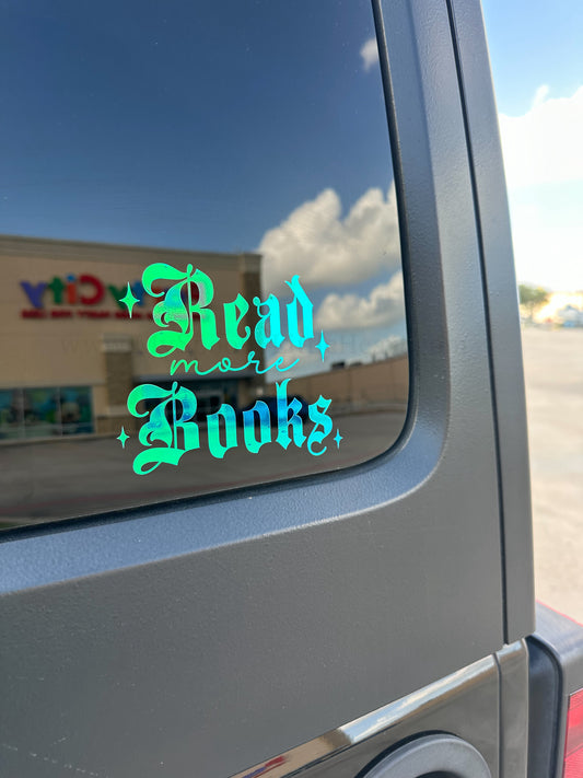 Read more Books Vinyl Decal