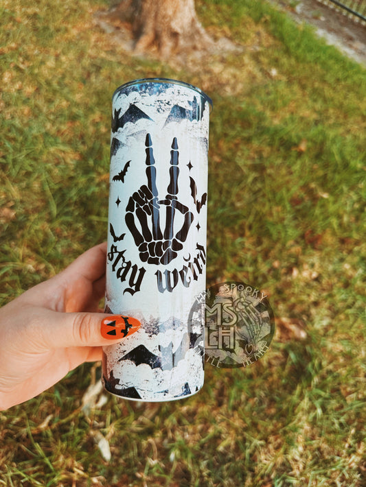 Stay Weird Shimmer 20oz Tumbler