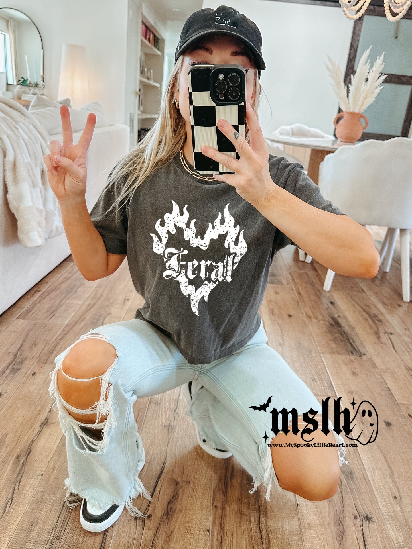 Feral Flame Heart T-Shirt