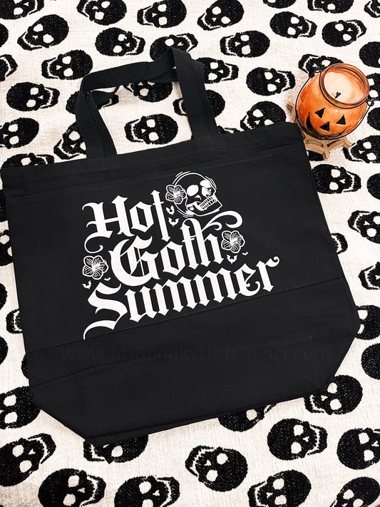 Hot Goth Summer Beach Tote Bag