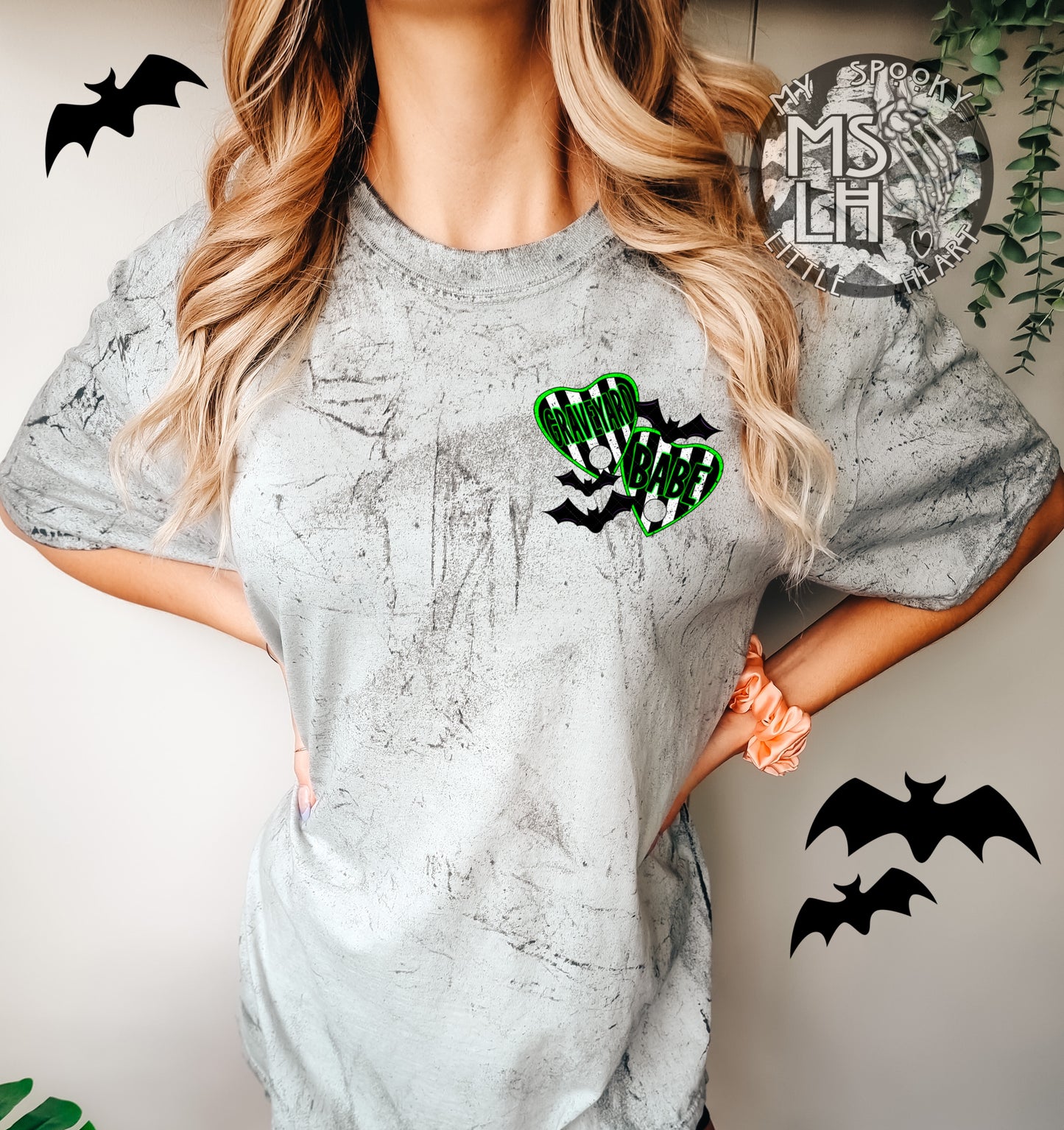 Graveyard Babe planchette Dyed T-Shirt