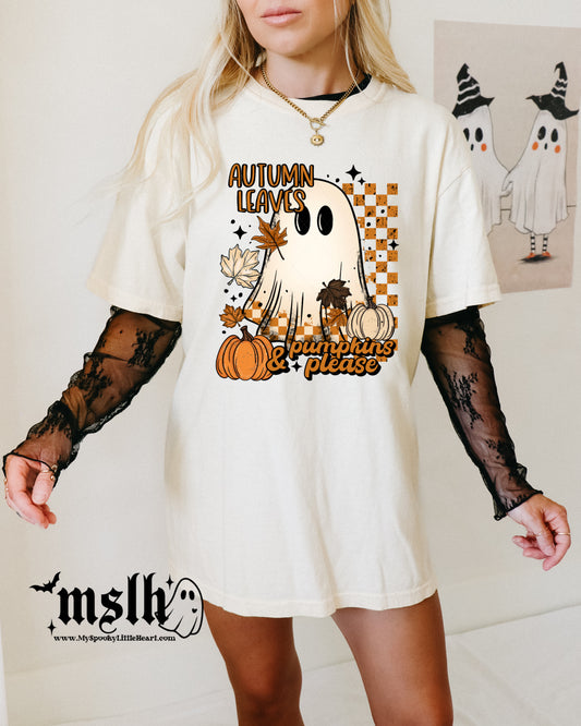 Autumn leaves & Pumpkins please