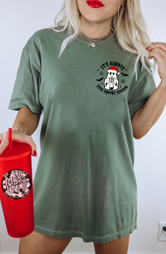 It's Always Iced Coffee Season Pocket Design Only