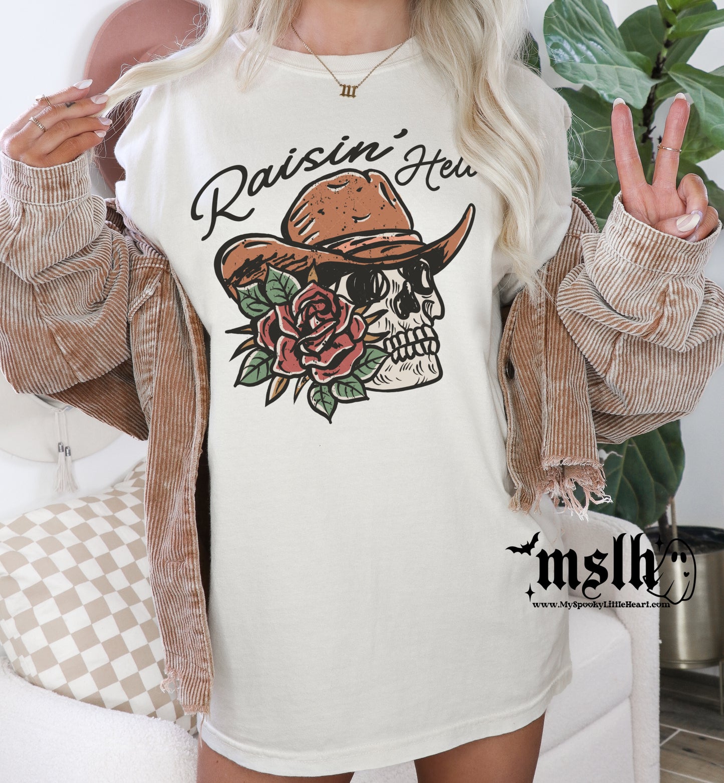 Raisin' Hell Ivory T-Shirt