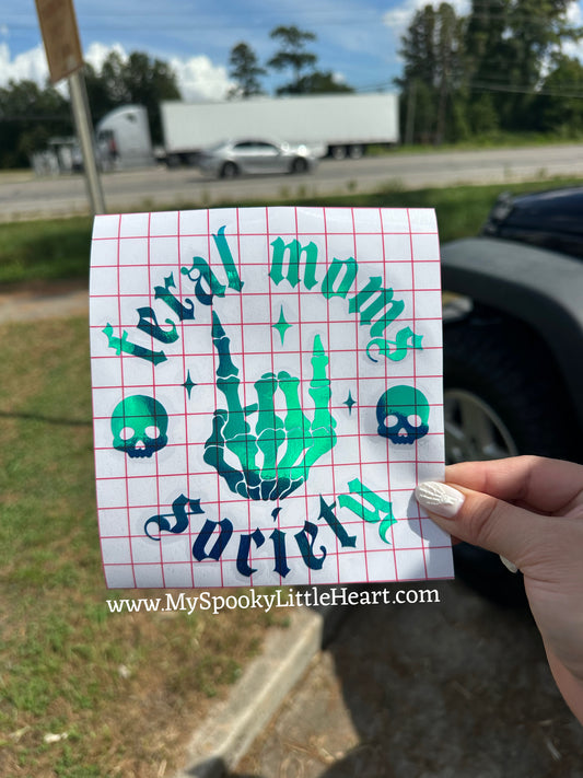 Feral Moms Society Vinyl Decal