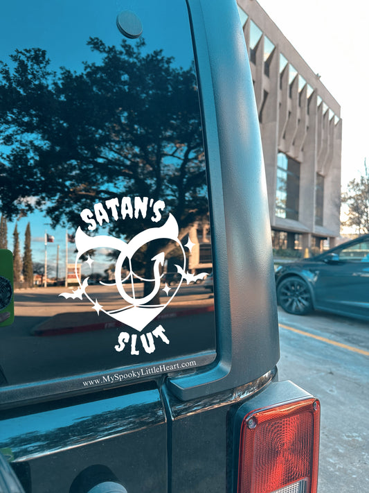 Satan's Slut Vinyl Decal