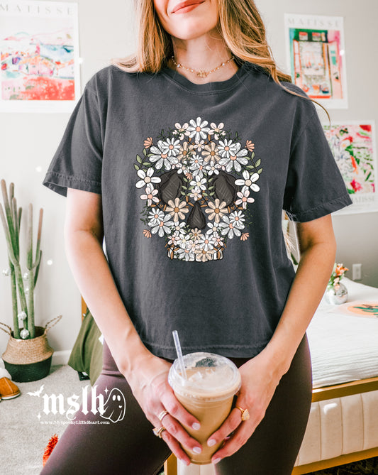 Floral Skull T-Shirt