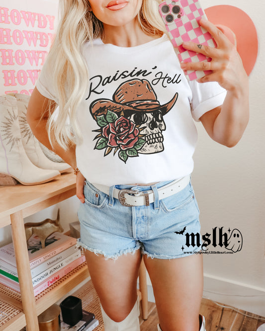 Raisin' Hell Ivory T-Shirt