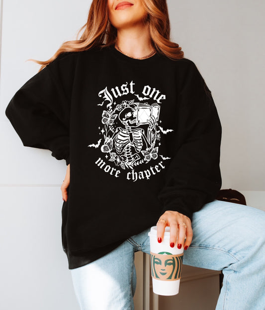 Just One More Chapter Black Garment