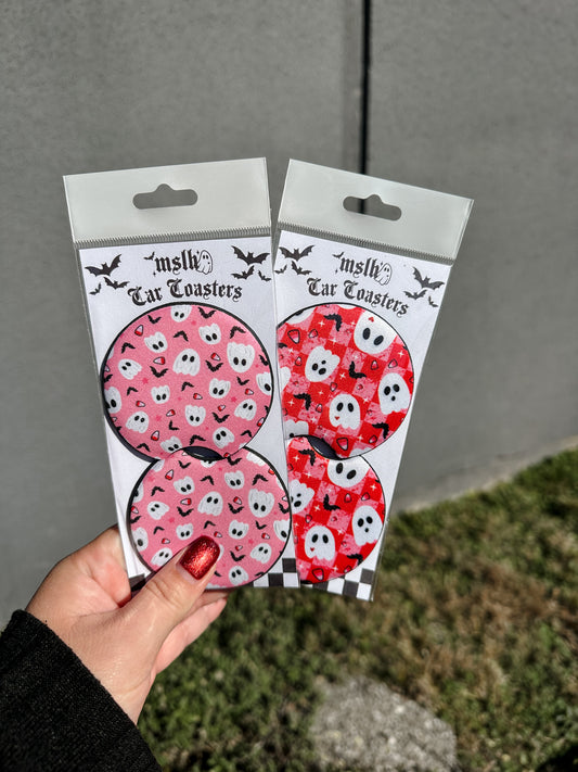 Valloween Car Coasters