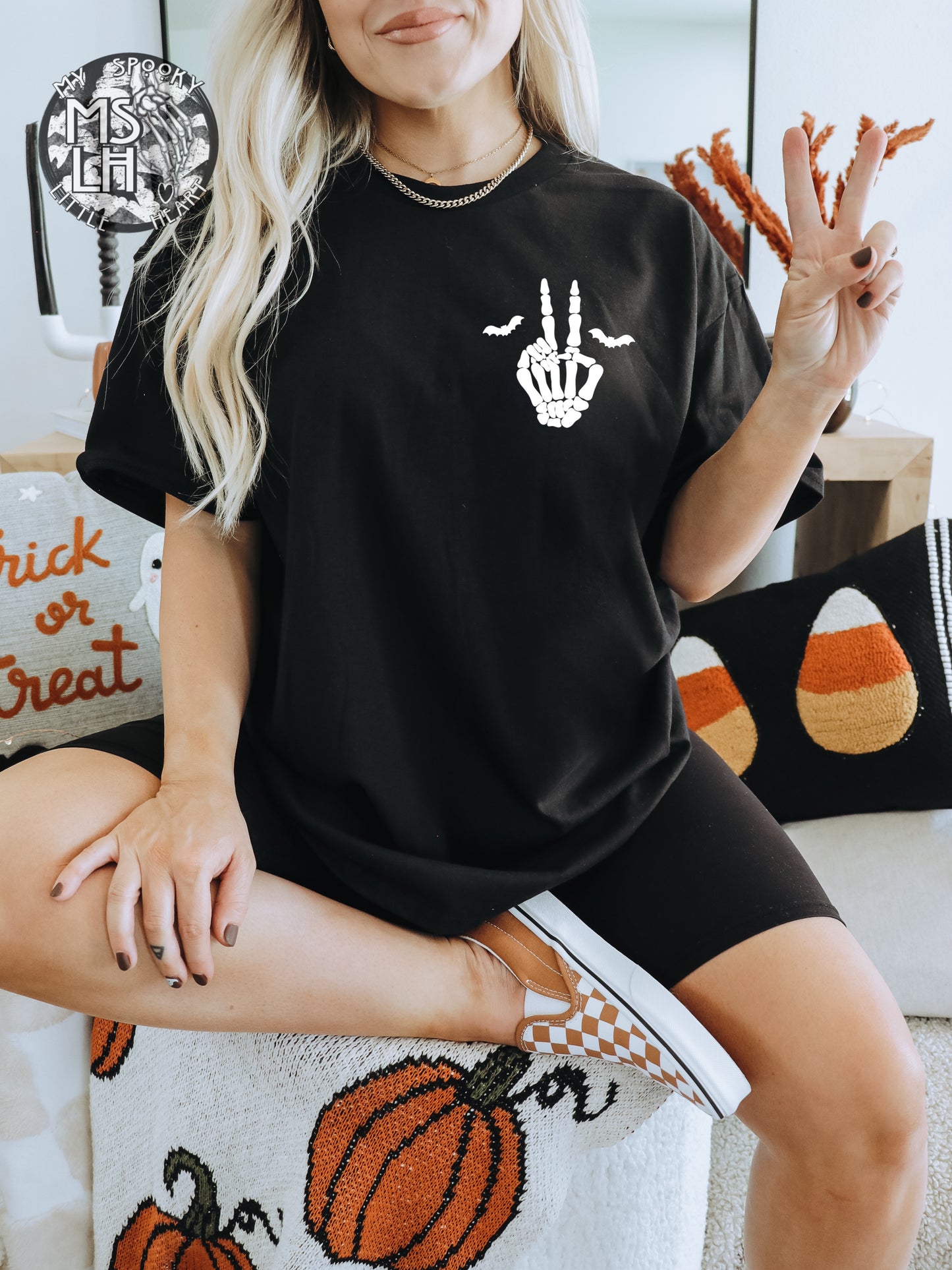 Talk Spooky To Me - Black Garment