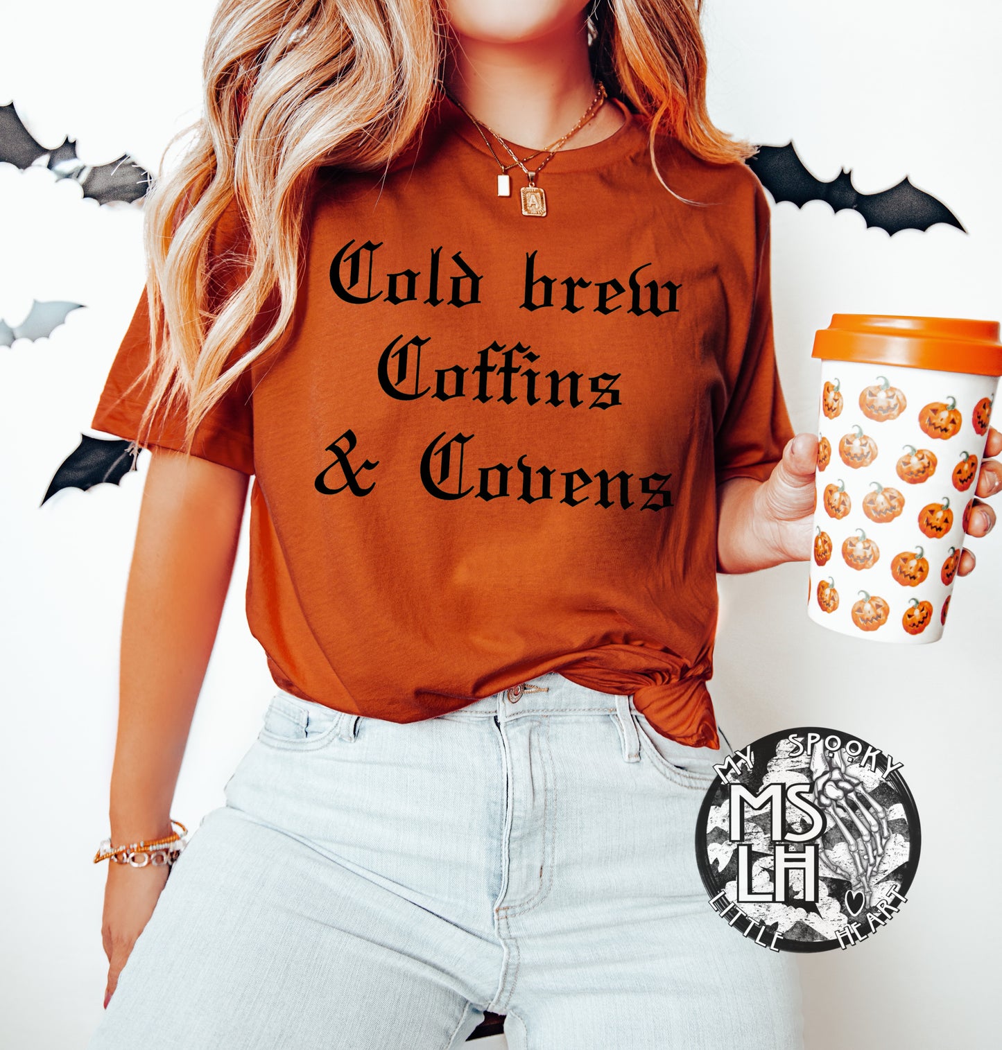 Cold Brew, Coffins & Covens Shirt
