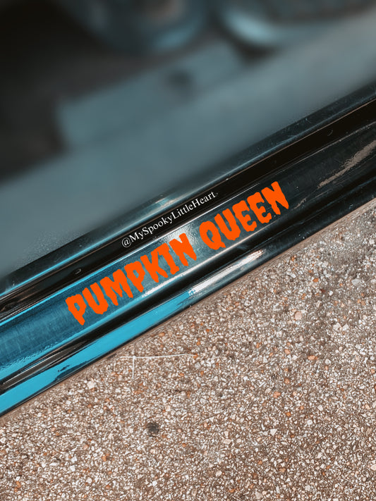 Pumpkin Queen Vinyl Decal