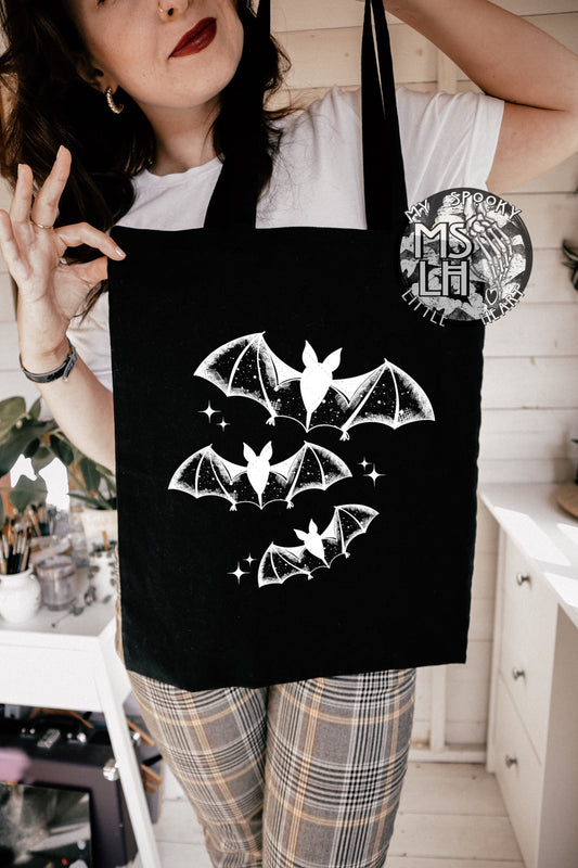 Bats Canvas Tote