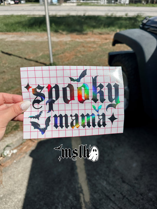 Spooky Mama Vinyl Decal