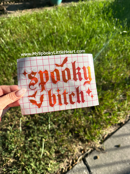 Spooky Bitch Vinyl Decal