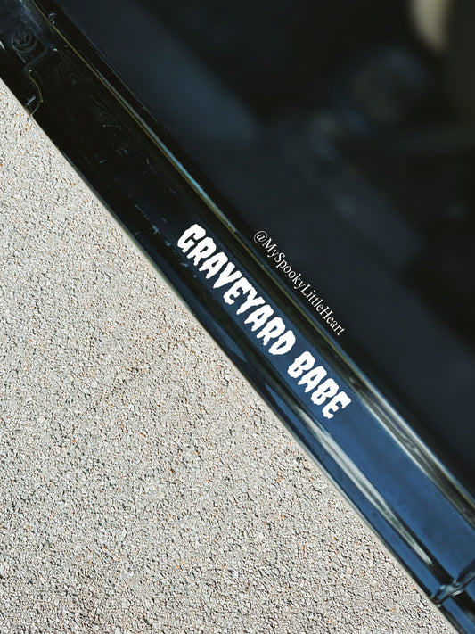 Graveyard Babe Vinyl Decal