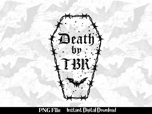 Death by TBR Barbed Wire Coffin PNG File