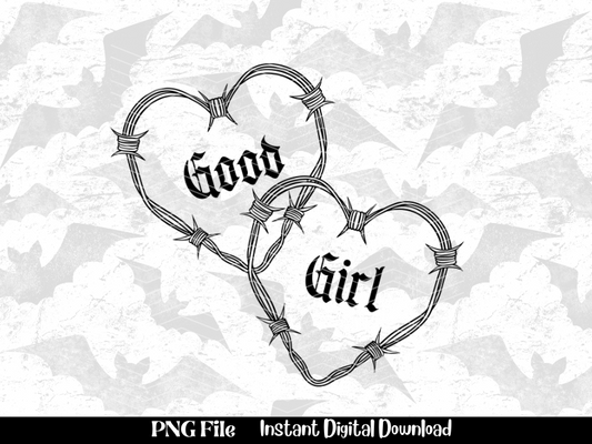 Good Girl Barbed Wire Hearts
