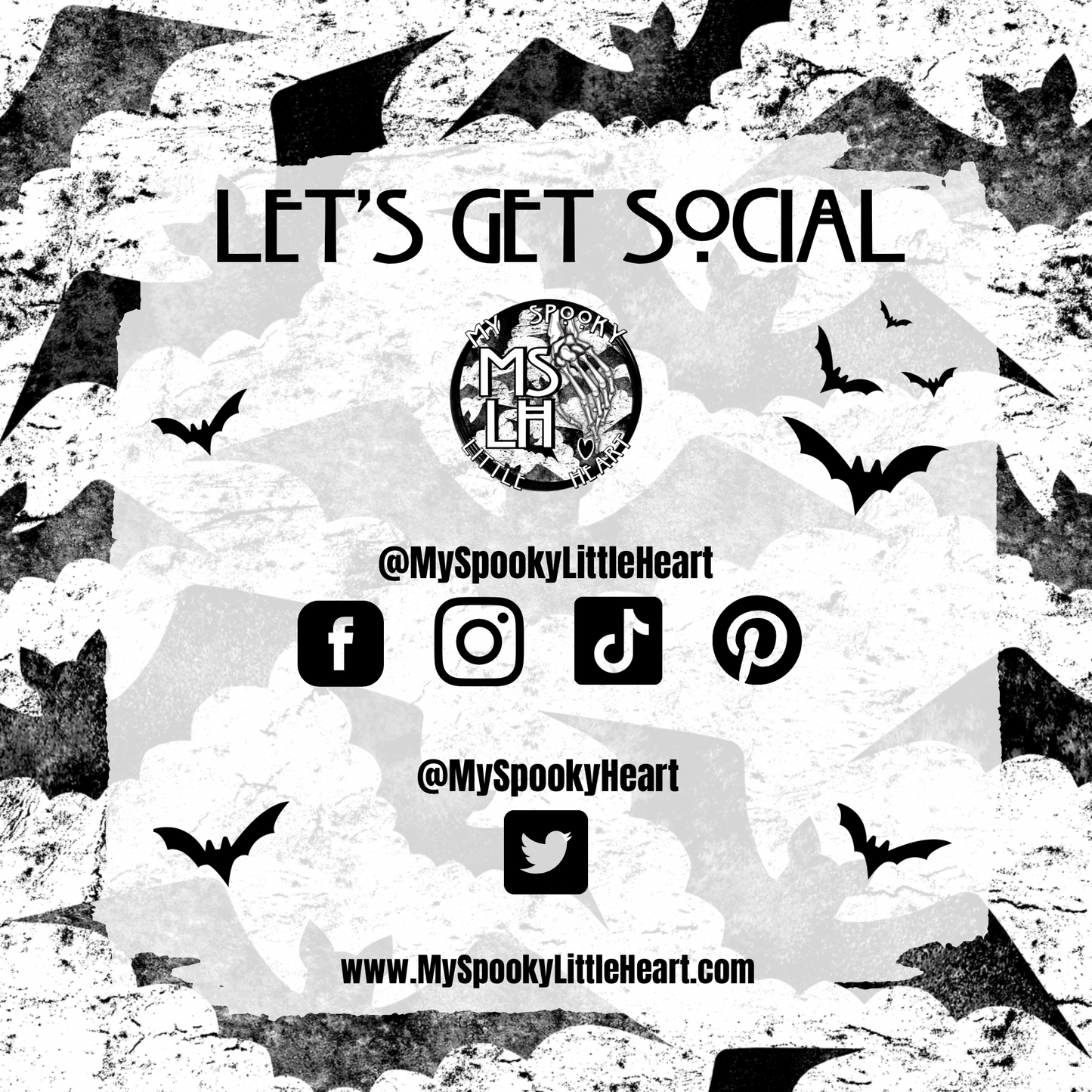 Chosen by the Cat Distribution System Skull Cat with bats Vinyl Decal