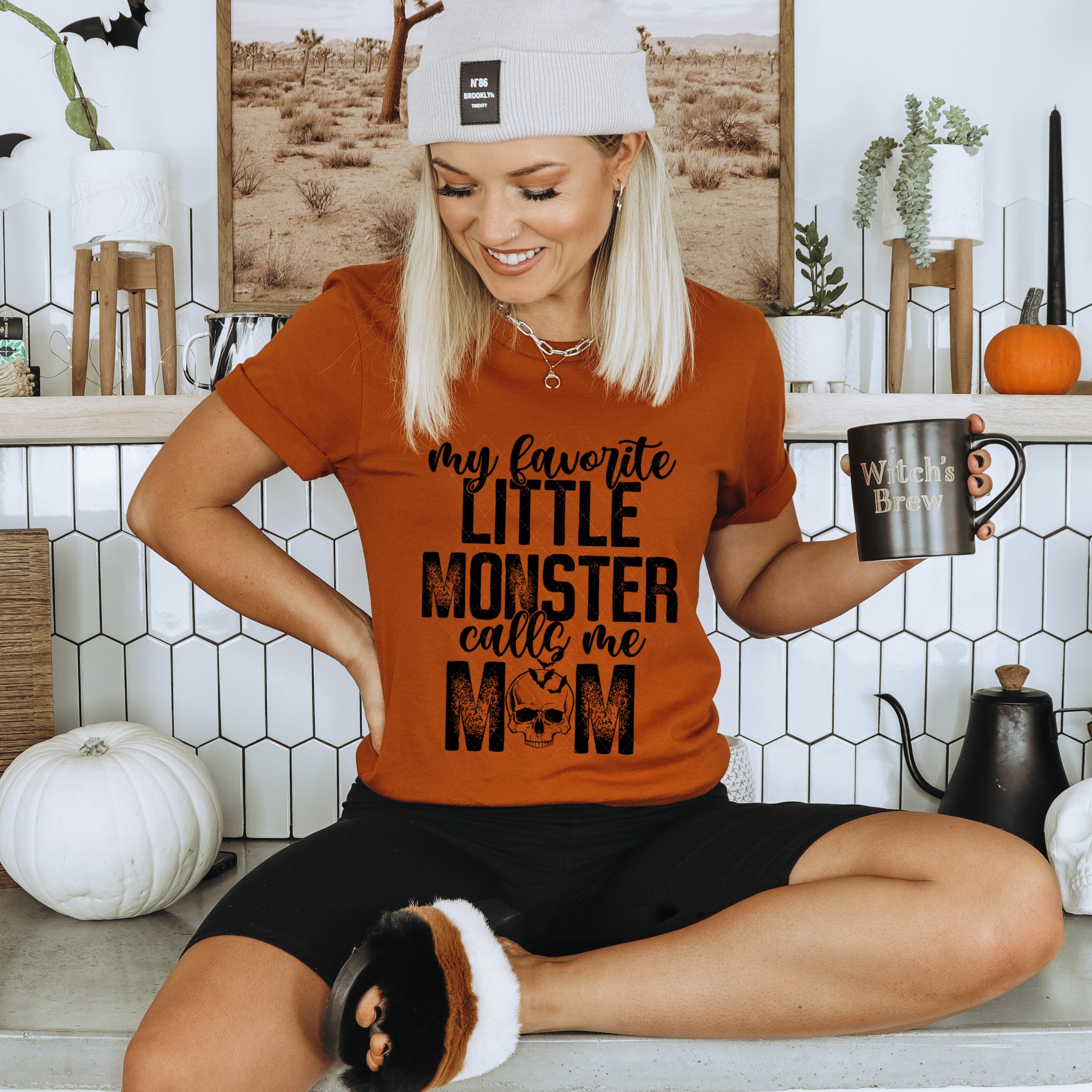 My Favorite little Monster calls me Mom PNG File – My Spooky Little Heart,  LLC