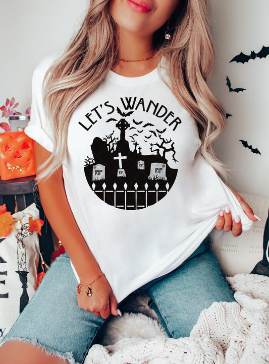 Let's Wander PNG File