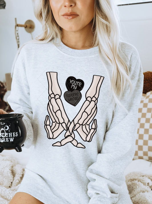 You're my Favorite Weirdo (Black) PNG File