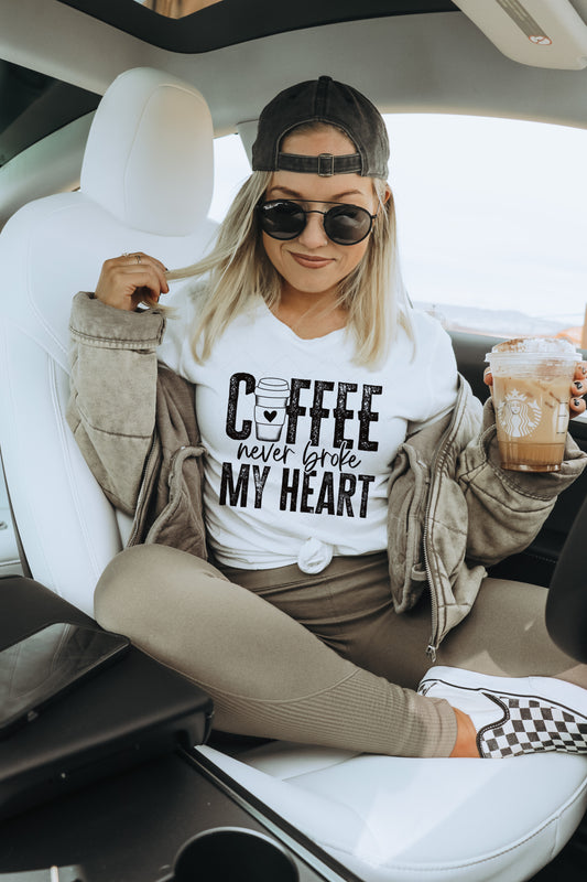 Coffee never broke my Heart PNG File