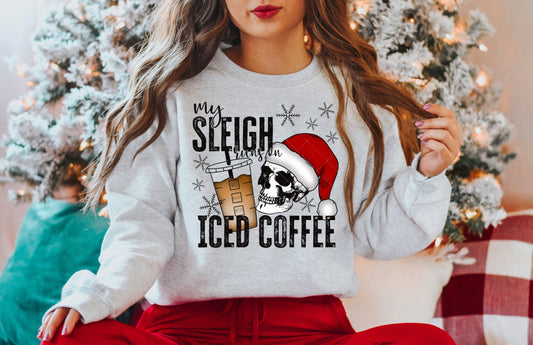 My Sleigh runs on Iced Coffee PNG File