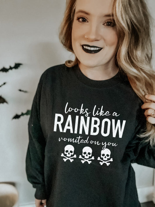 Looks Like a Rainbow Vomitted on you (3) PNG Files