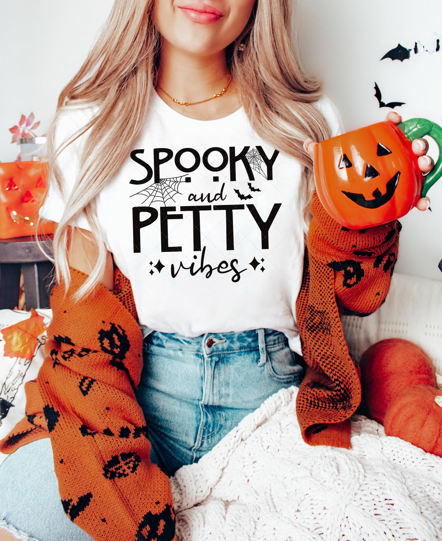 Spooky and Petty Vibes PNG File